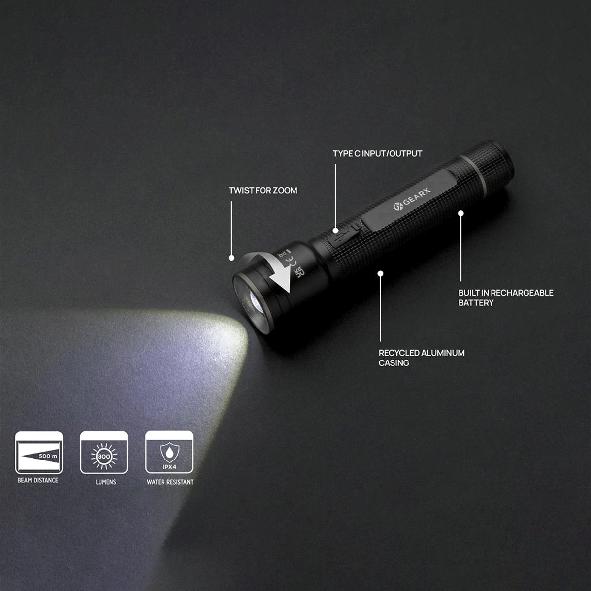 Ficklampa Heavy Medium