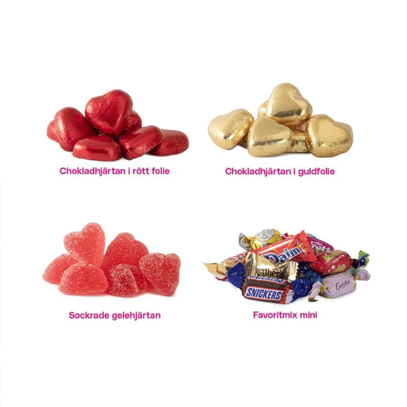 Hjärtans Kronask 100-150g