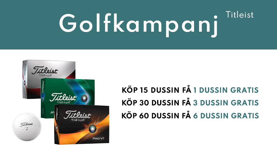 Golfbollar kampanj 2023 – Golfbollar på köpet