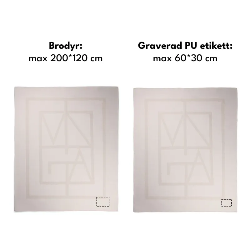 Monogram Pläd