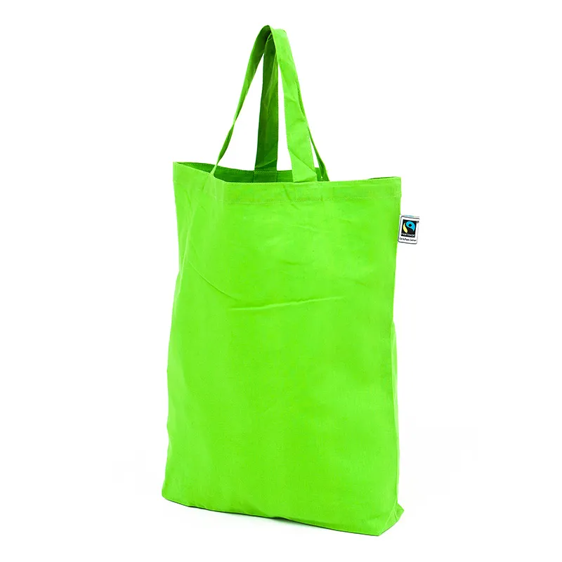 Bomullskasse Fairtrade - Korta handtag