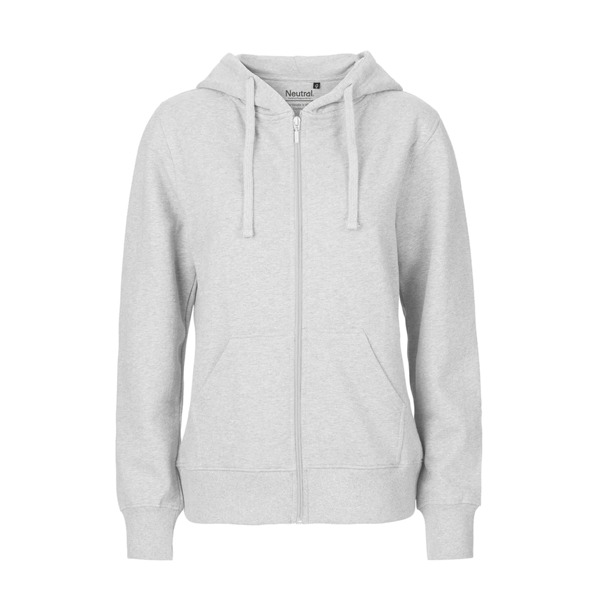 Neutral Ladies Zip Hoodie