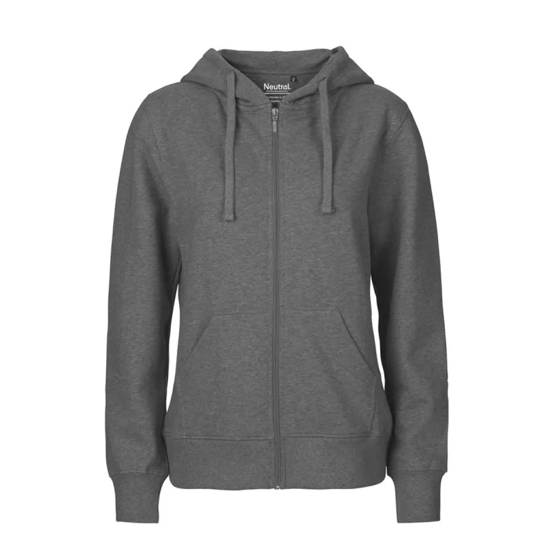 Neutral Ladies Zip Hoodie