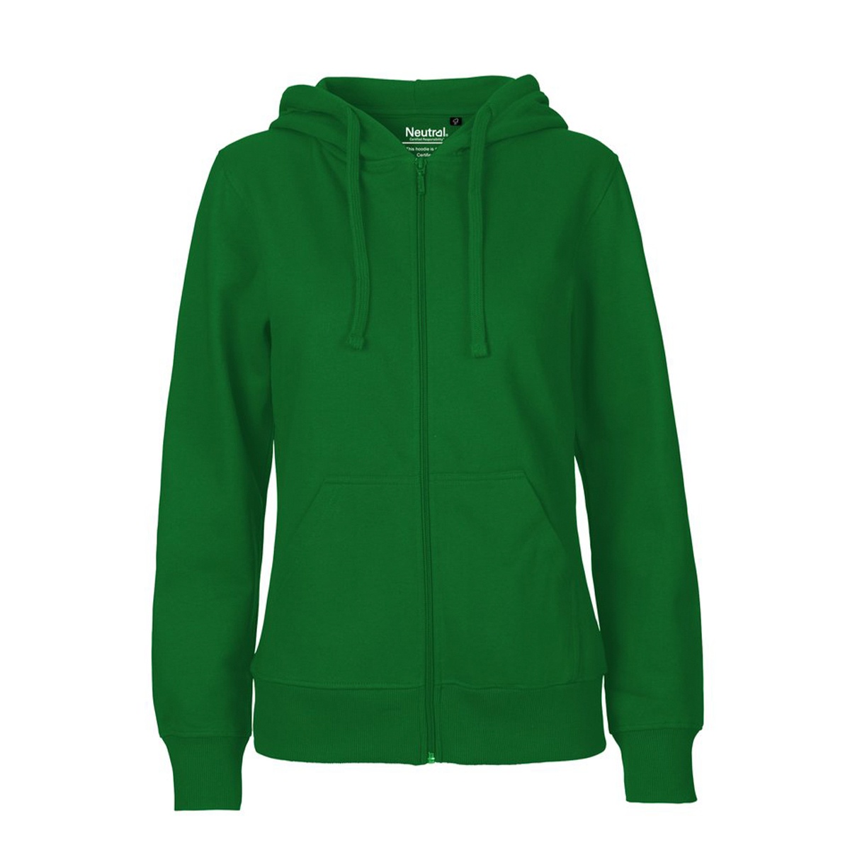 Neutral Ladies Zip Hoodie