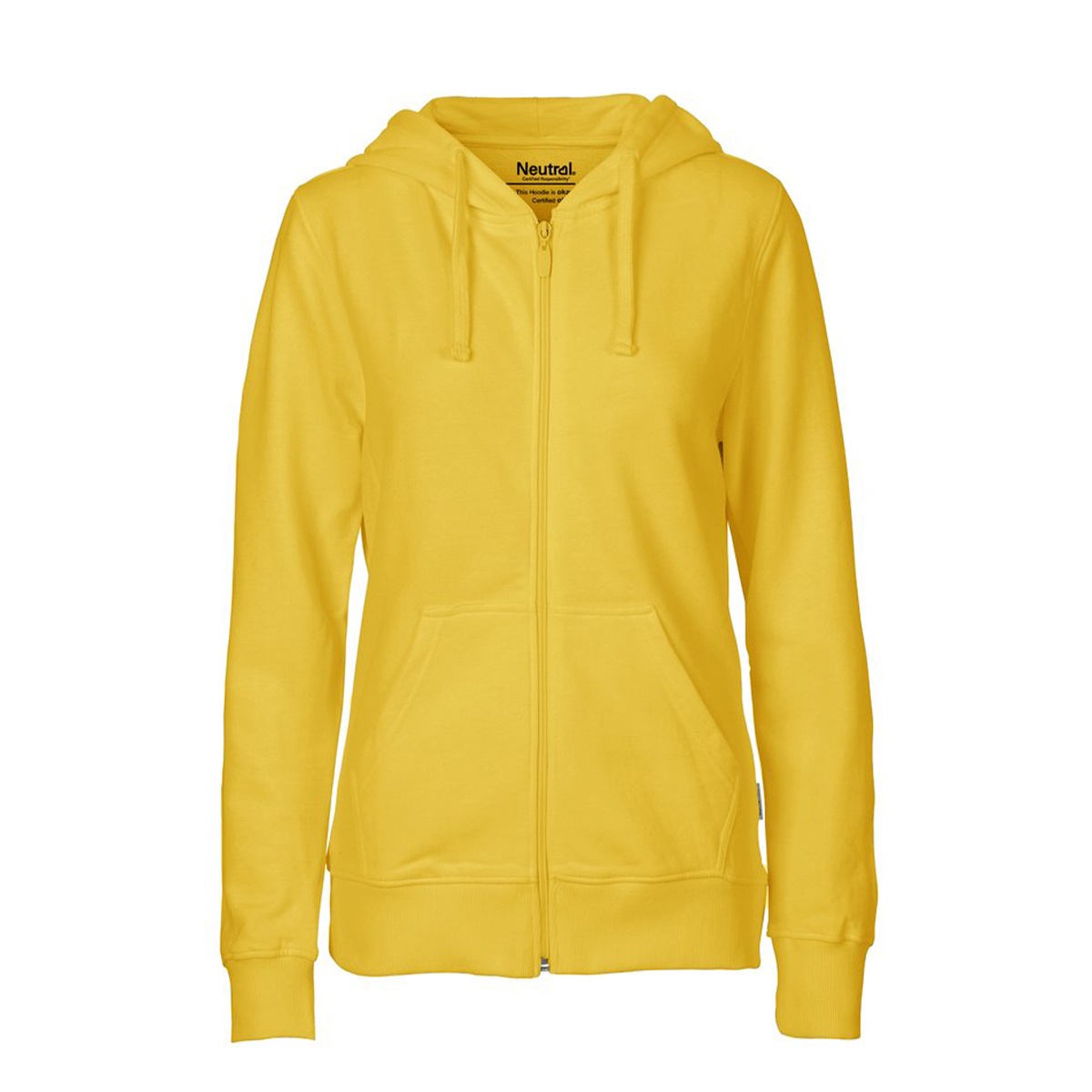 Neutral Ladies Zip Hoodie