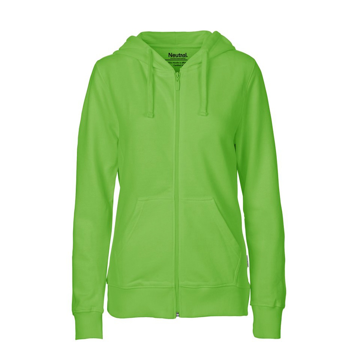 Neutral Ladies Zip Hoodie