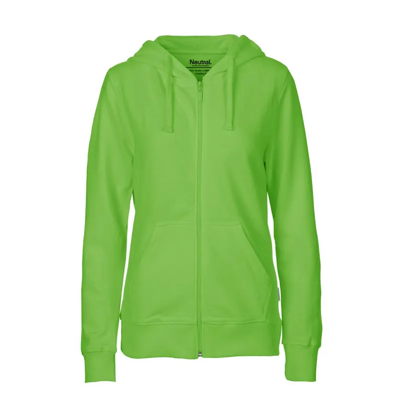 Neutral Ladies Zip Hoodie