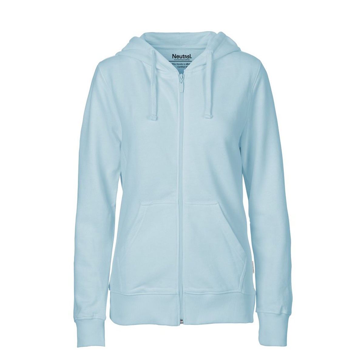 Neutral Ladies Zip Hoodie