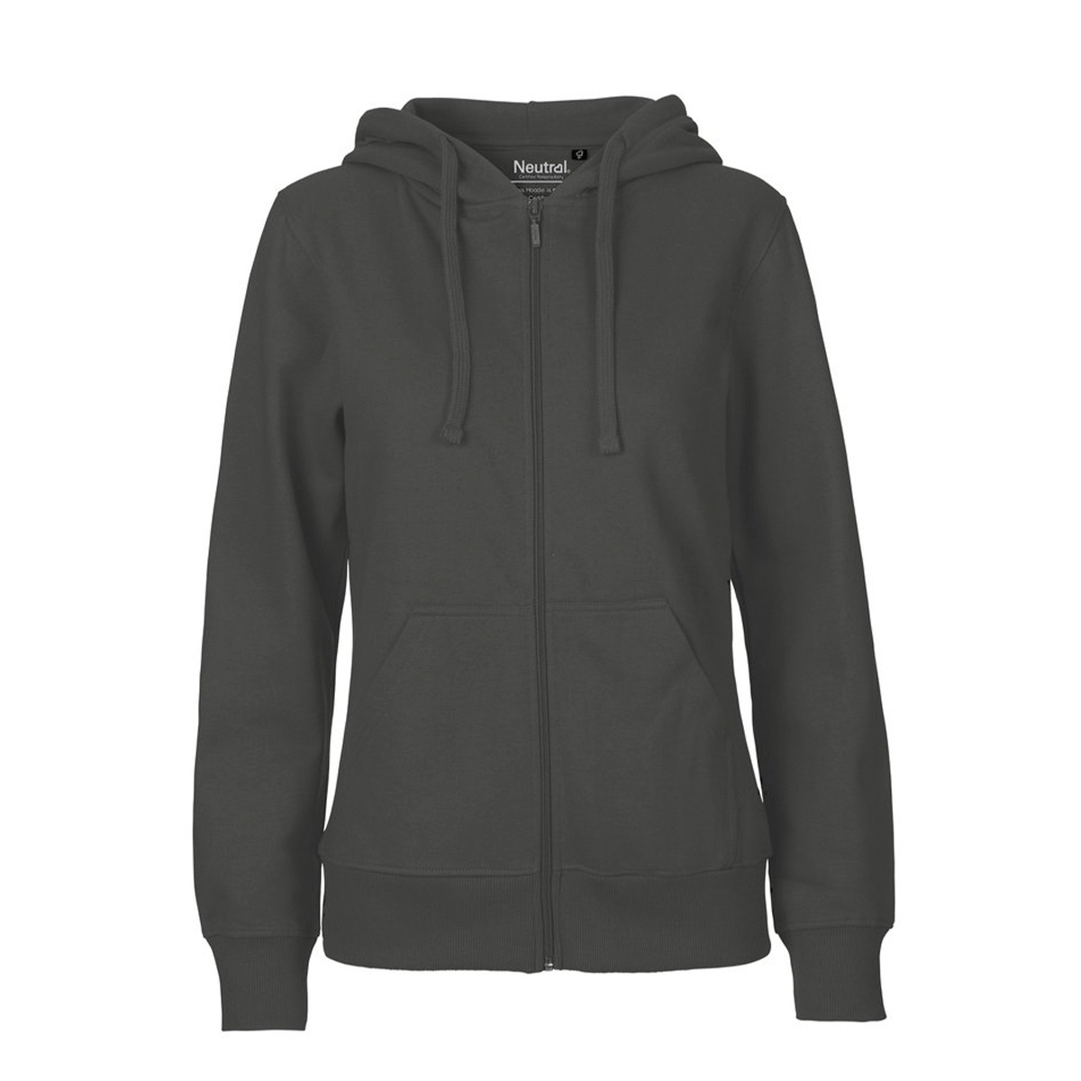 Neutral Ladies Zip Hoodie