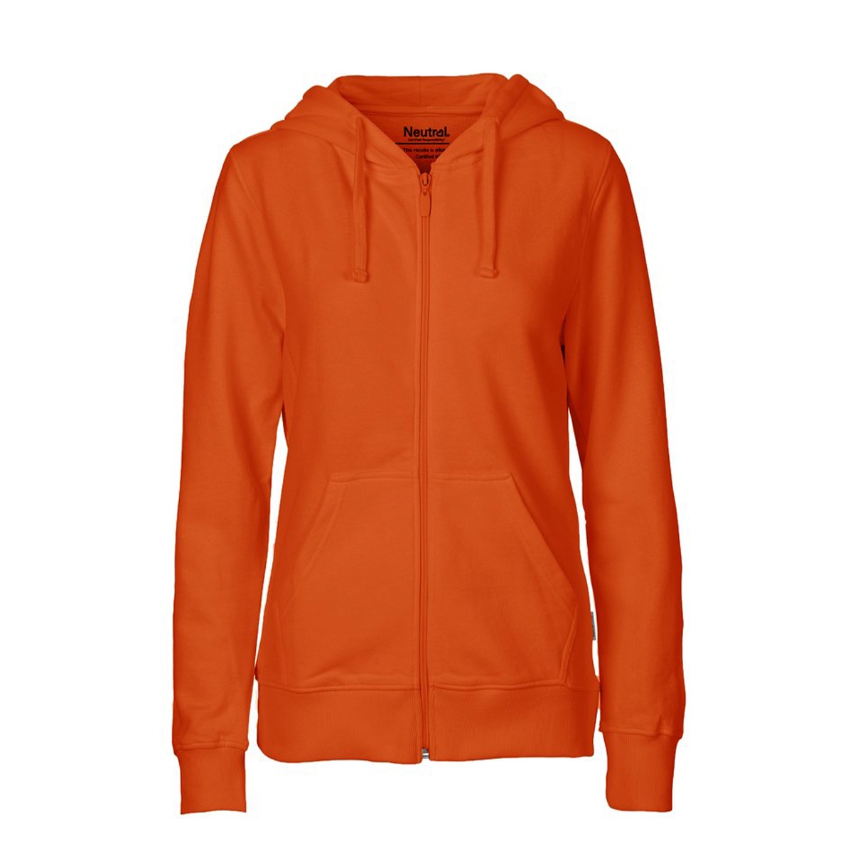 Neutral Ladies Zip Hoodie