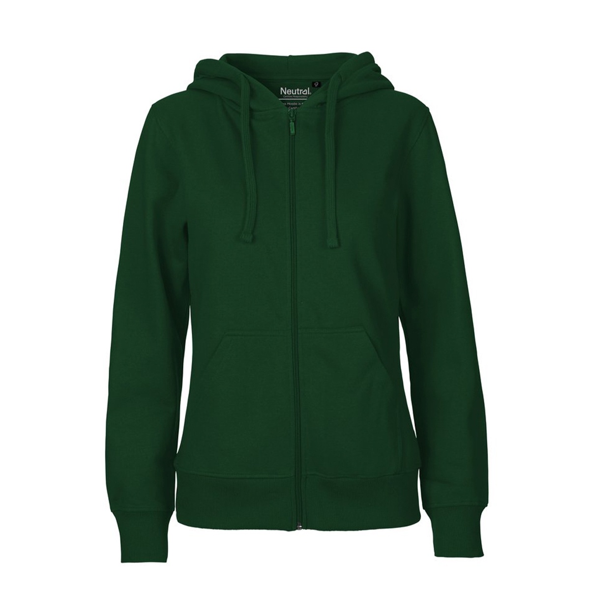 Neutral Ladies Zip Hoodie
