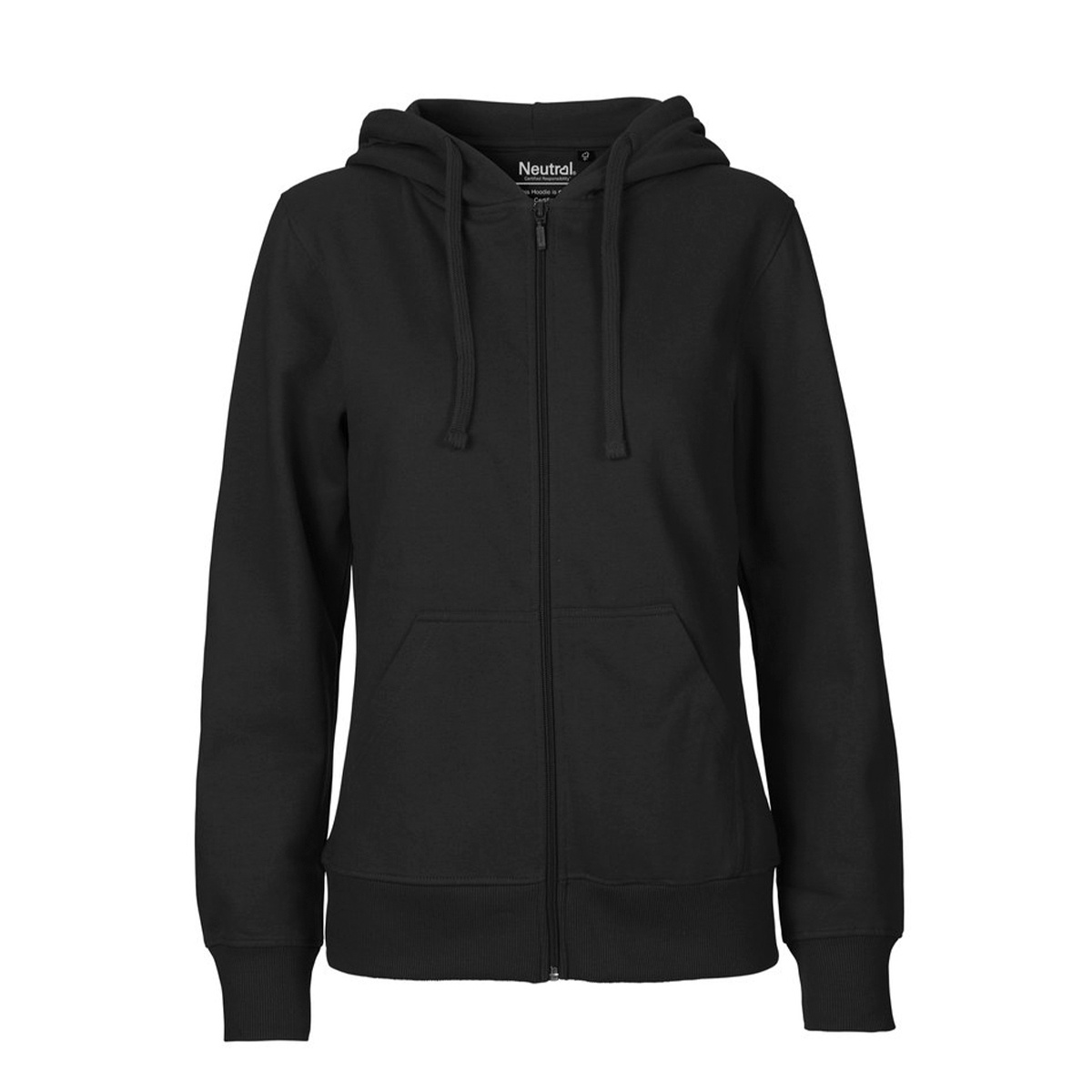Neutral Ladies Zip Hoodie