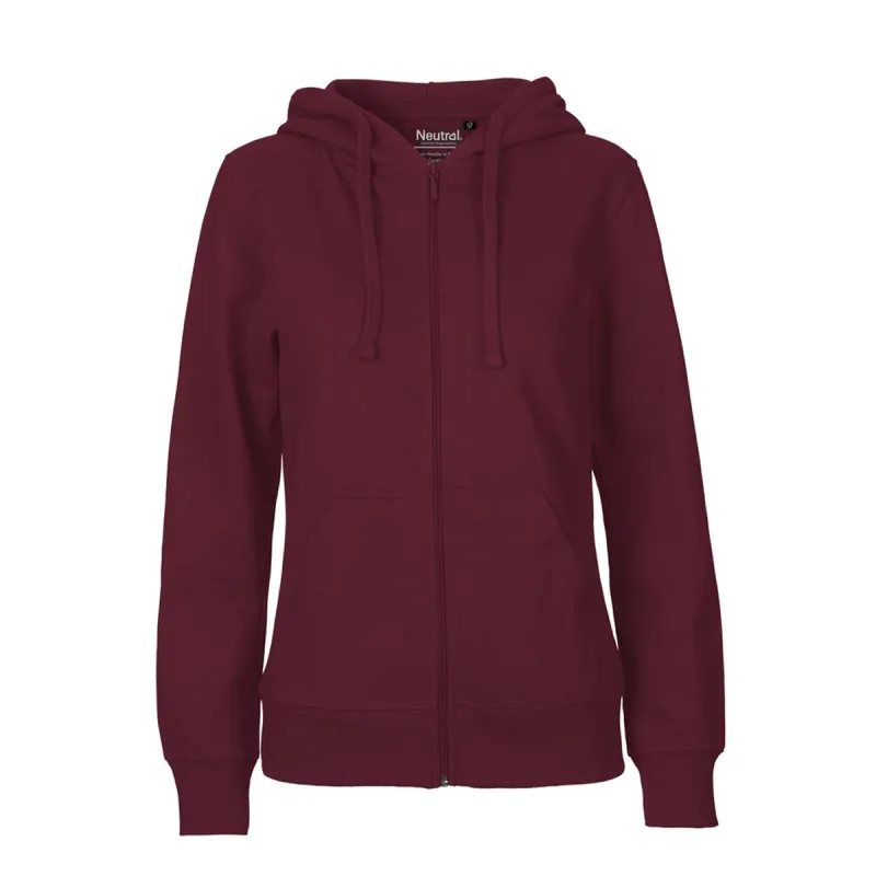 Neutral Ladies Zip Hoodie