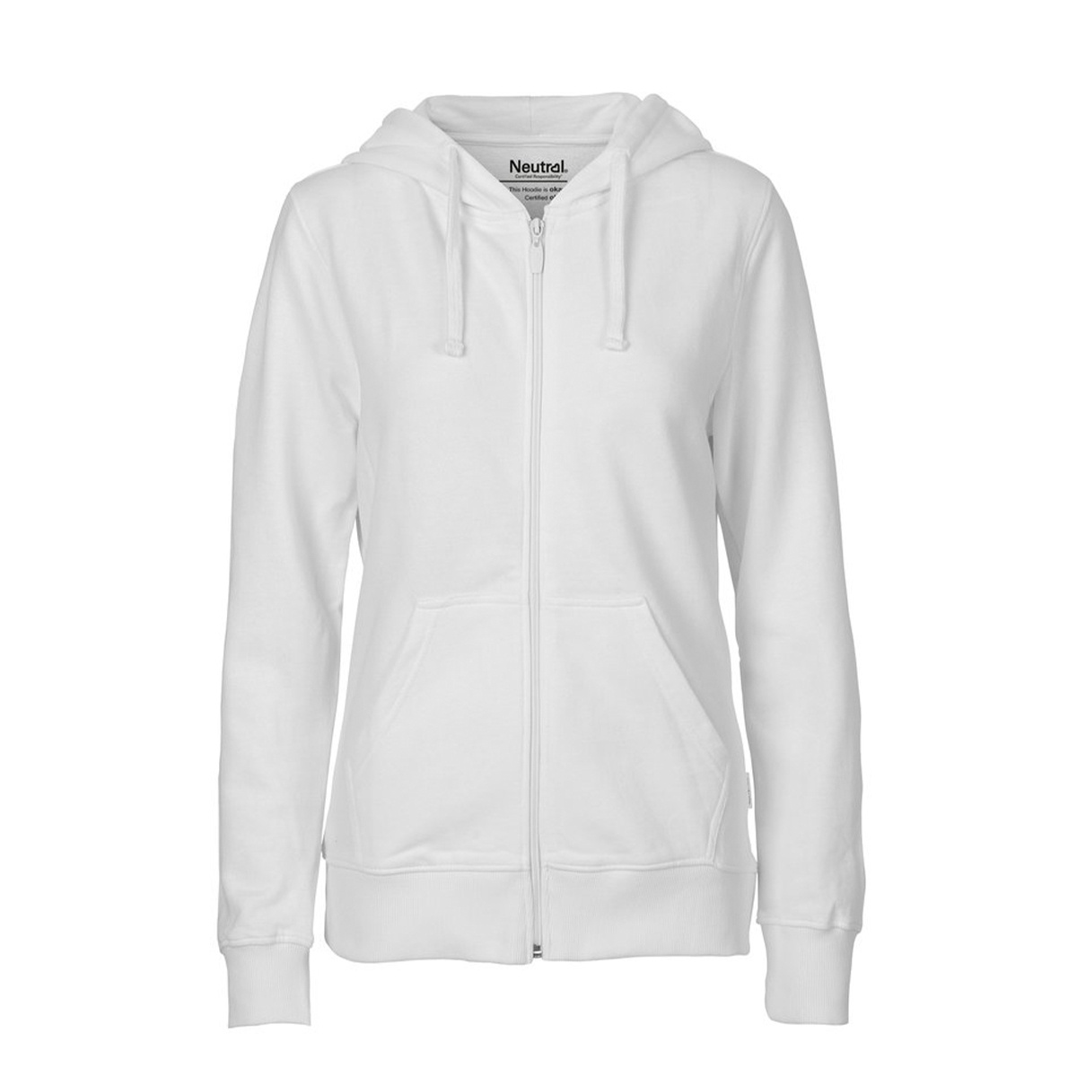 Neutral Ladies Zip Hoodie
