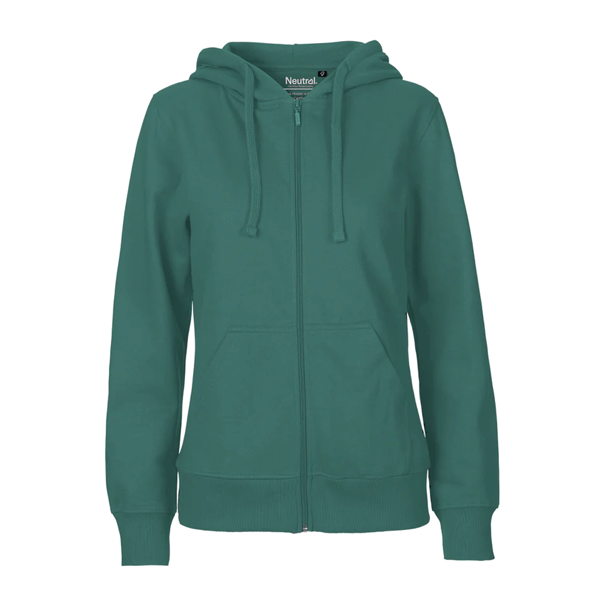 Neutral Ladies Zip Hoodie