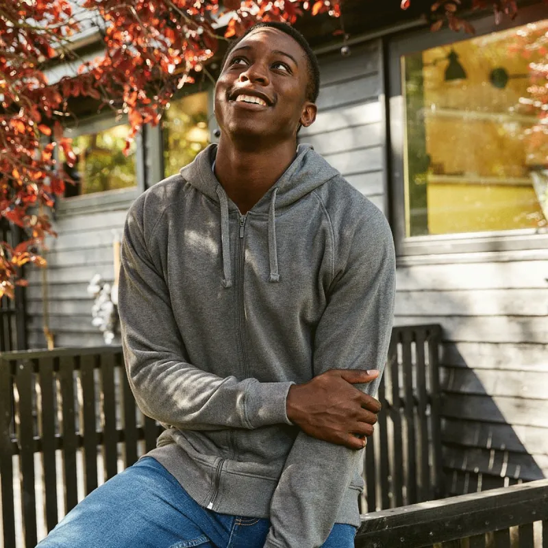 Neutral Mens Zip Hoodie