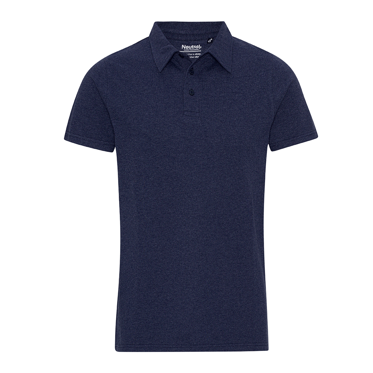 Neutral Recycled Cotton Polo