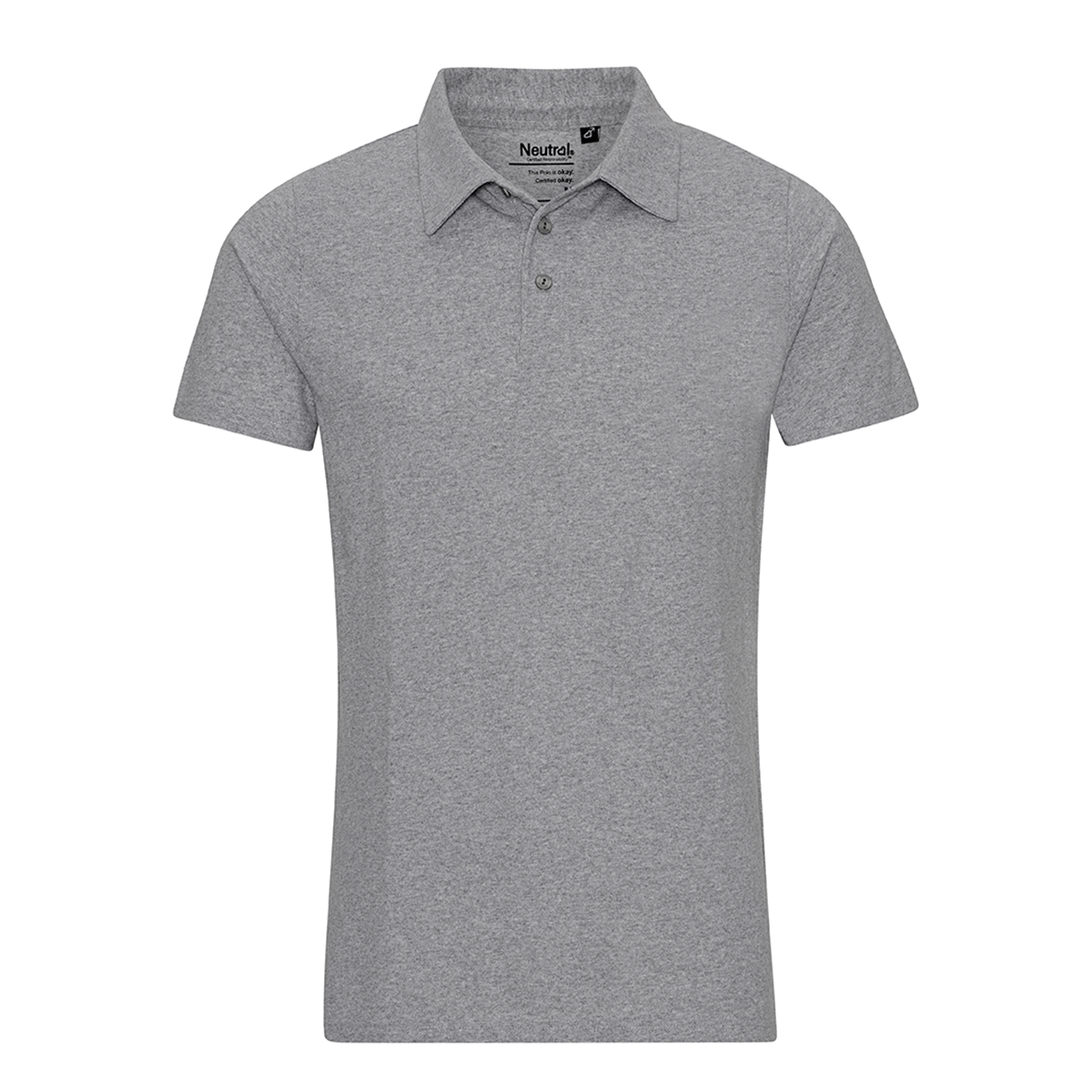 Neutral Recycled Cotton Polo