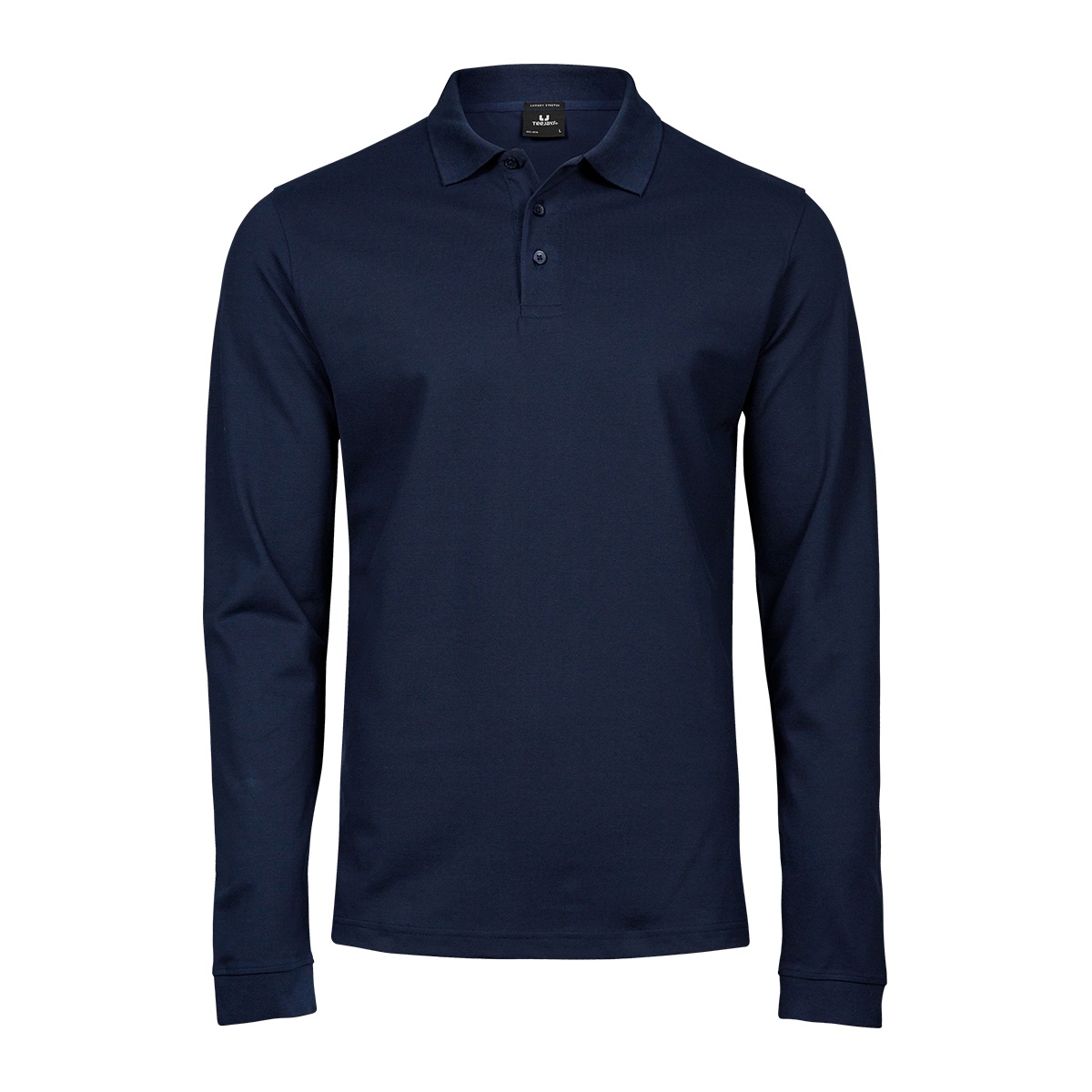 Luxury Stretch Long Sleeve Polo 