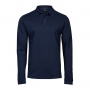 Luxury Stretch Long Sleeve Polo 