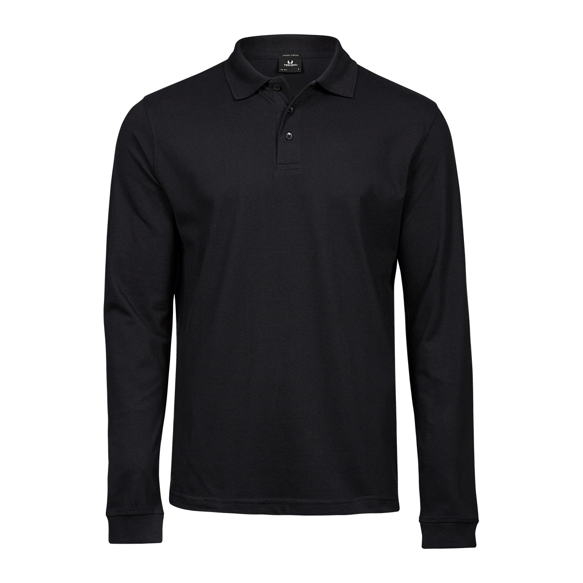 Luxury Stretch Long Sleeve Polo 