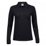 Women's Luxury Stretch Long Sleeve Polo