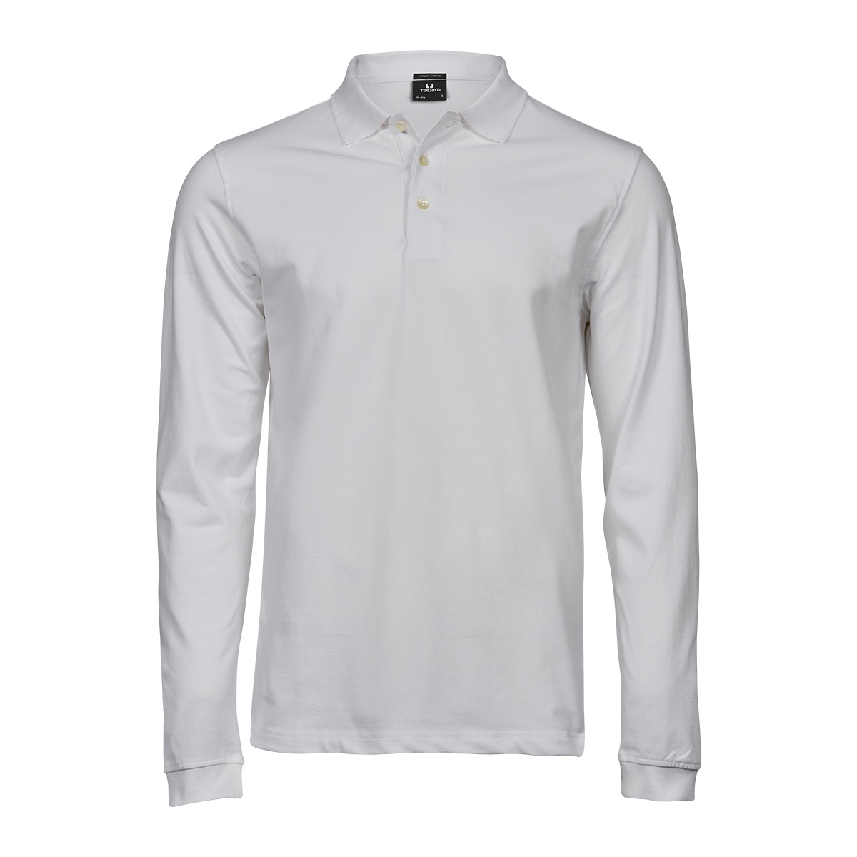 Luxury Stretch Long Sleeve Polo 