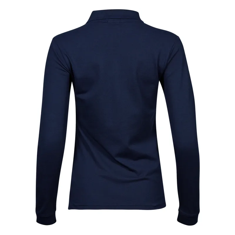 Women's Luxury Stretch Long Sleeve Polo
