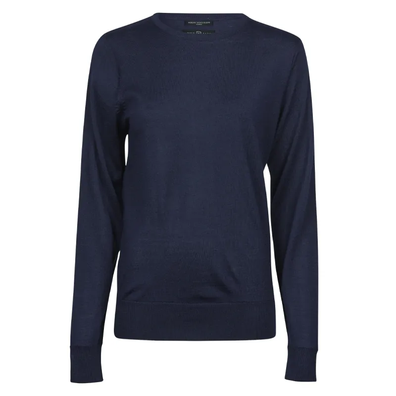 Stickad Crew Neck Dam