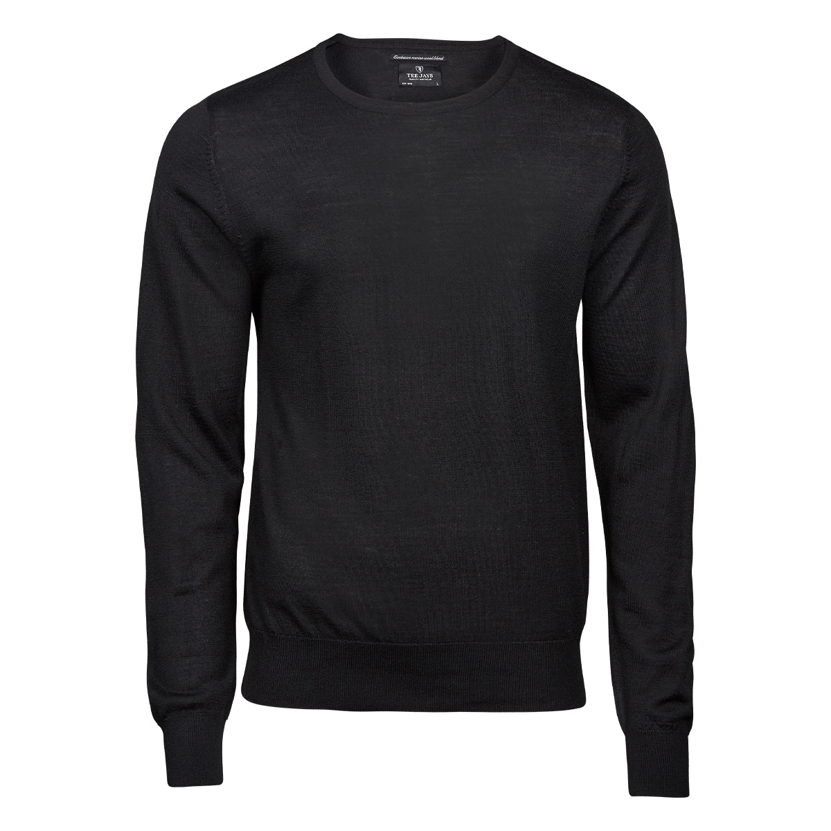 Svart stickad tröja