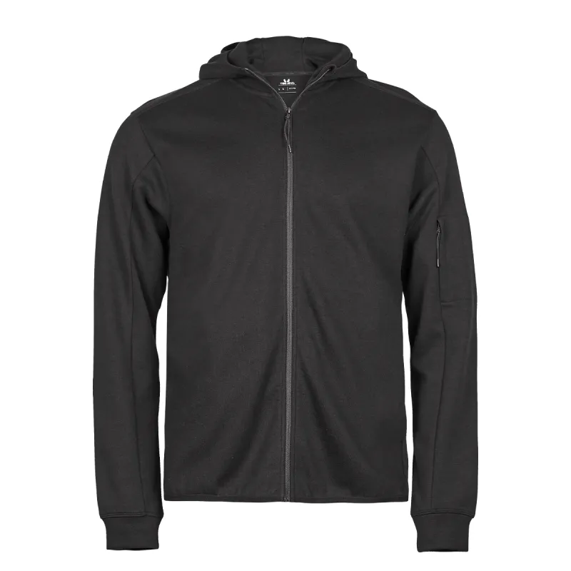 Athletic hooded Full Zip Sweat