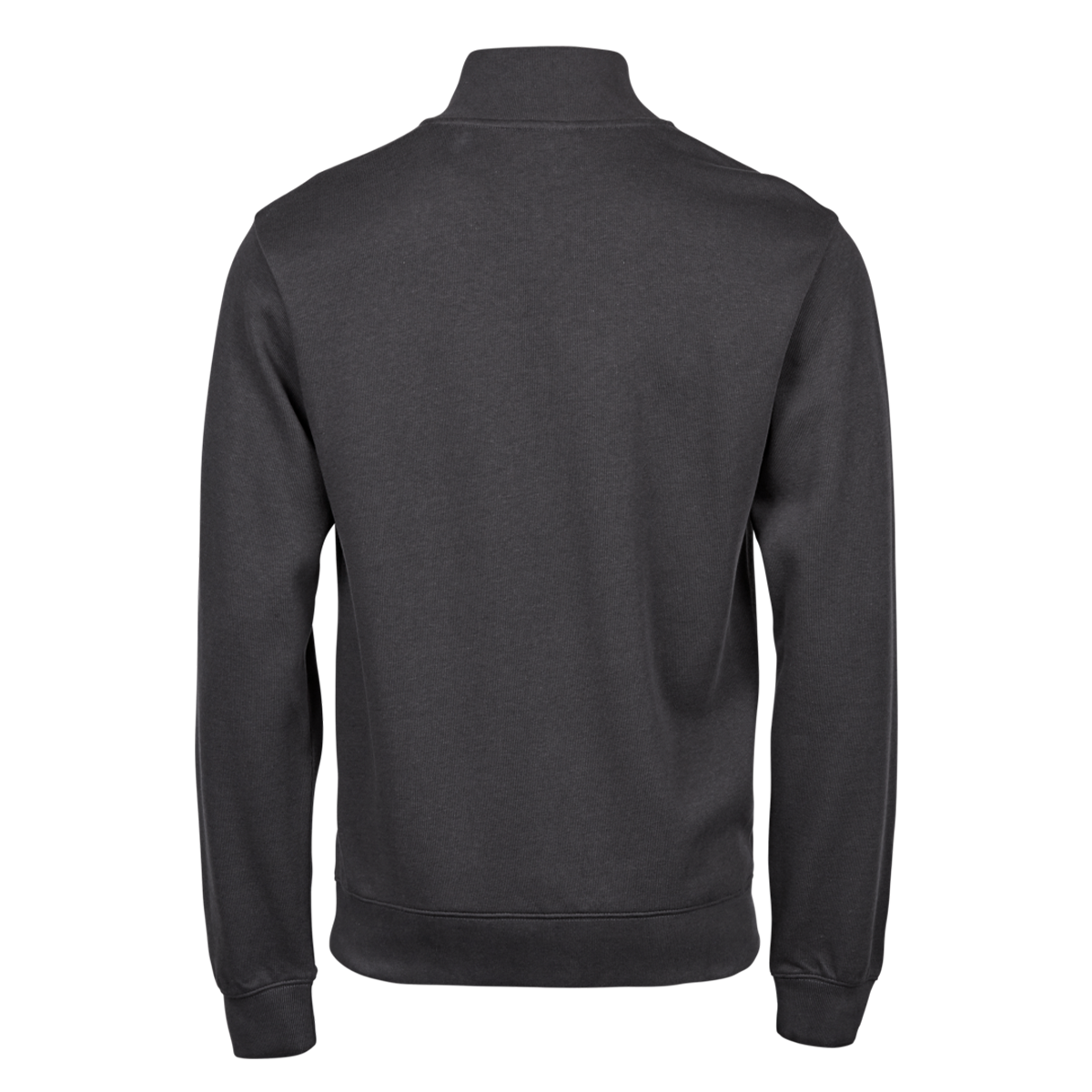 Ribbed interlock half zip