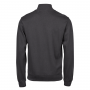 Ribbed interlock half zip