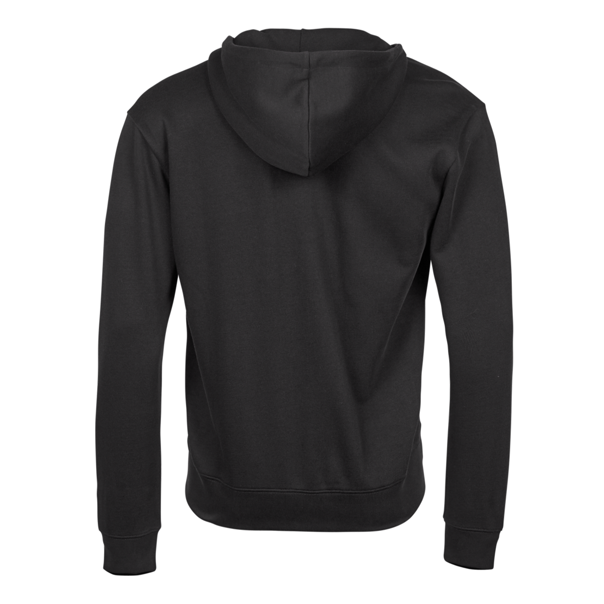 Ribbed interlock hooded full zip