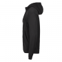 Ribbed interlock hooded full zip