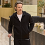Ribbed interlock hooded full zip