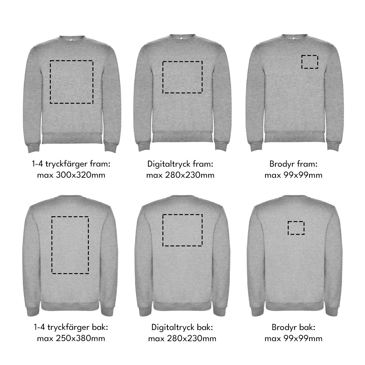 Sweatshirt Solid Unisex 