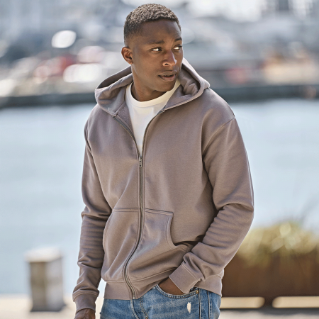 Unlabeled Hooded Full Zip Sweatshirt