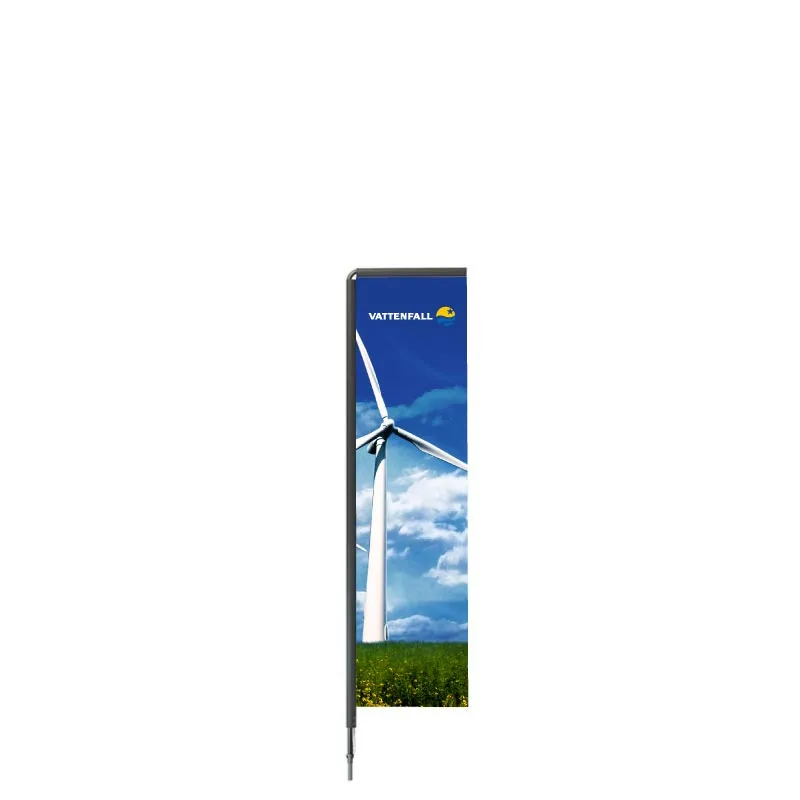 Beachflagga Rak Medium 300cm