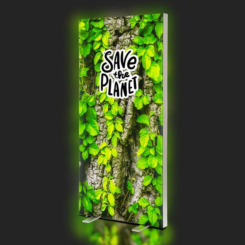 Lightbox Silver 100x200