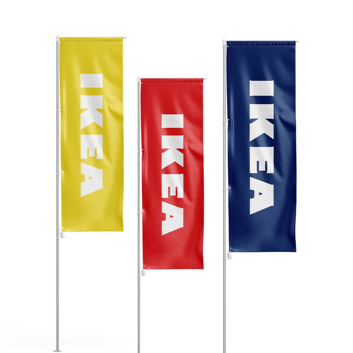 Företagsflagga Vertikal M