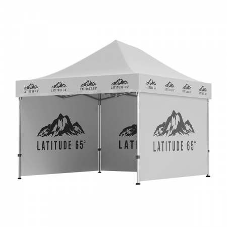 Eventtält 4,5x3m - Tryckt tak & 3 väggar