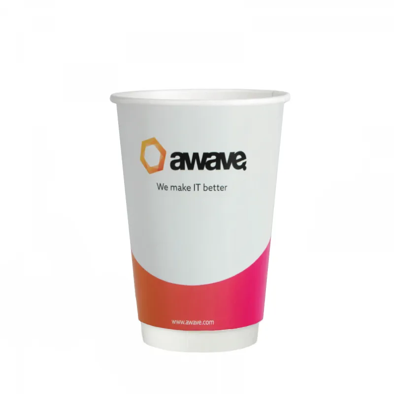 Pappersmugg Dubbelvägg M