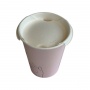 Vitt lock Bagasse Light till pappersmuggar