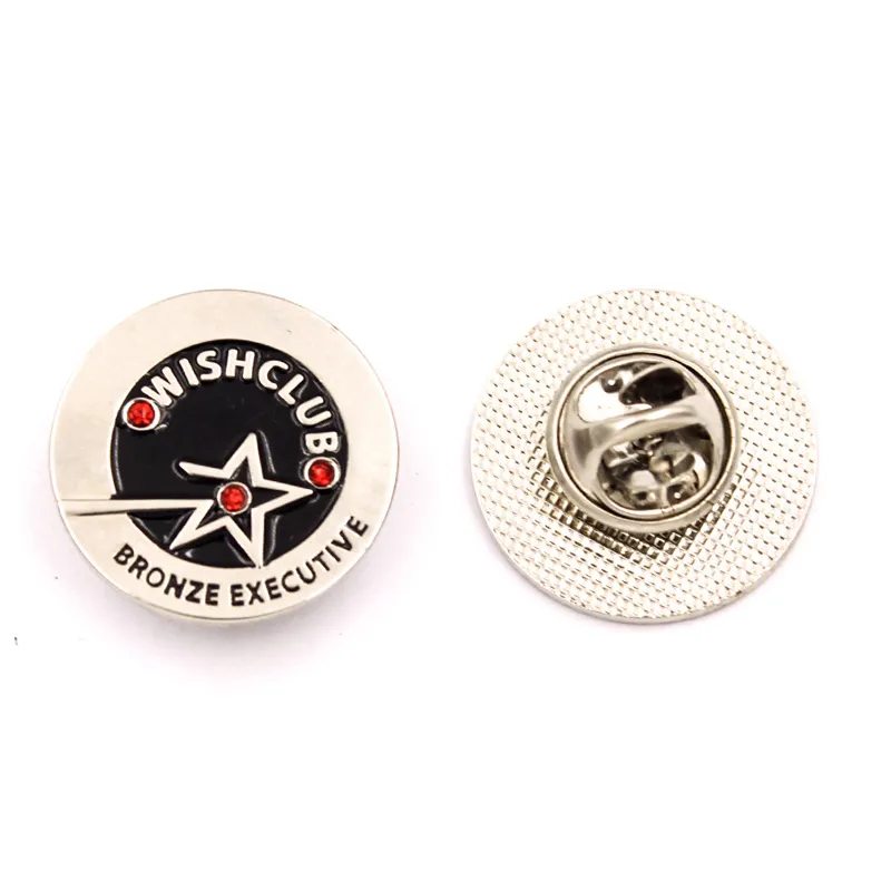Pins Emalj Rund