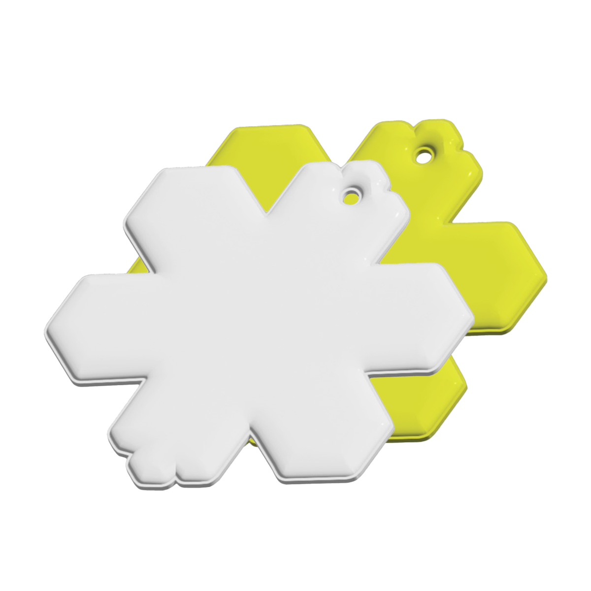 Mjuk Reflex Snöflinga