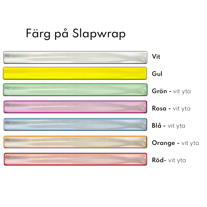 Slapwrap reflexband 30x440