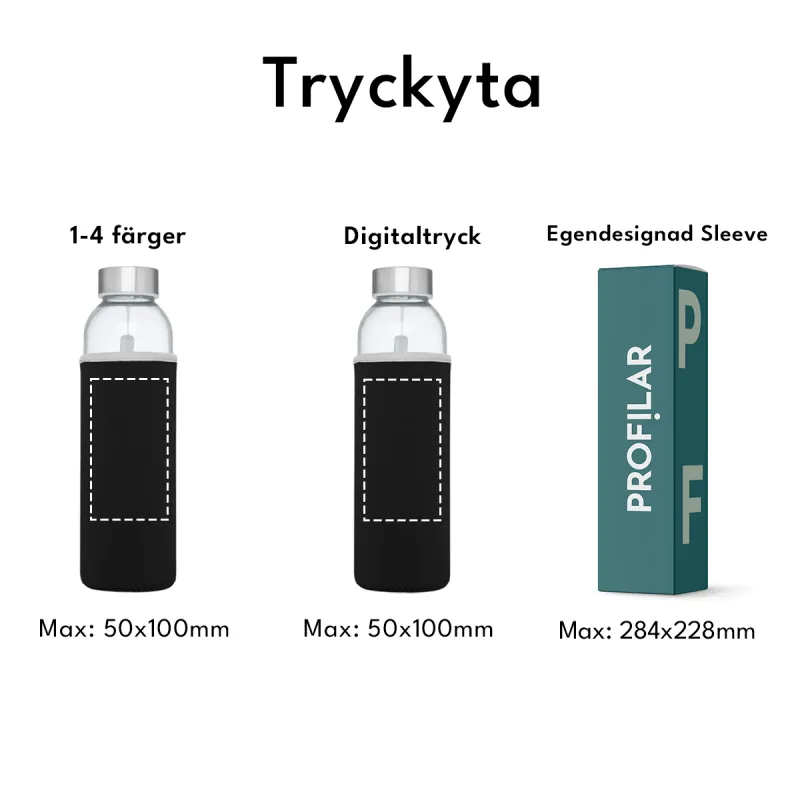 Vattenflaska Nova Glass